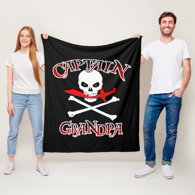 Couverture Polaire Capitaine Grandpa (En situation)