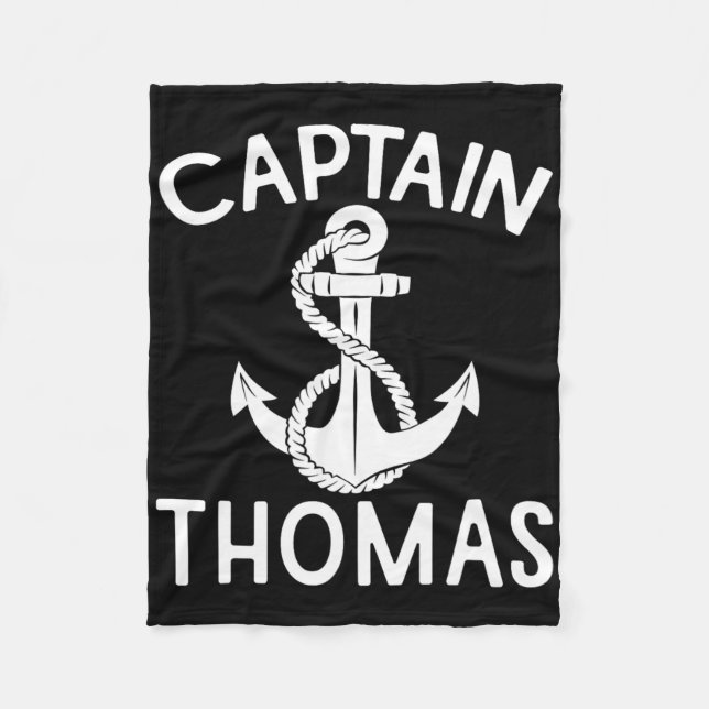 Couverture Polaire Captain Thomas Anchor Yacht Boating Ship Boat  (Devant)