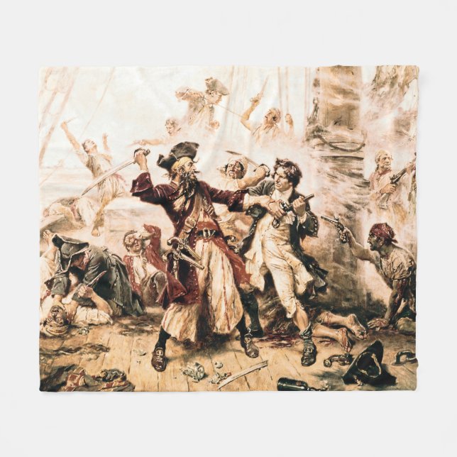 Couverture Polaire Capture, Barbe noire pirate, Revenge de la reine A (Devant (Horizontal))