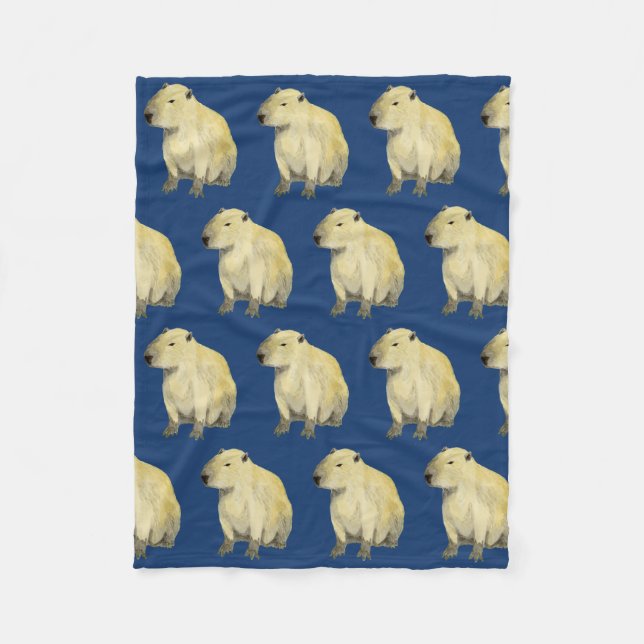 Couverture Polaire Capybara Fleece Blanket (Devant)