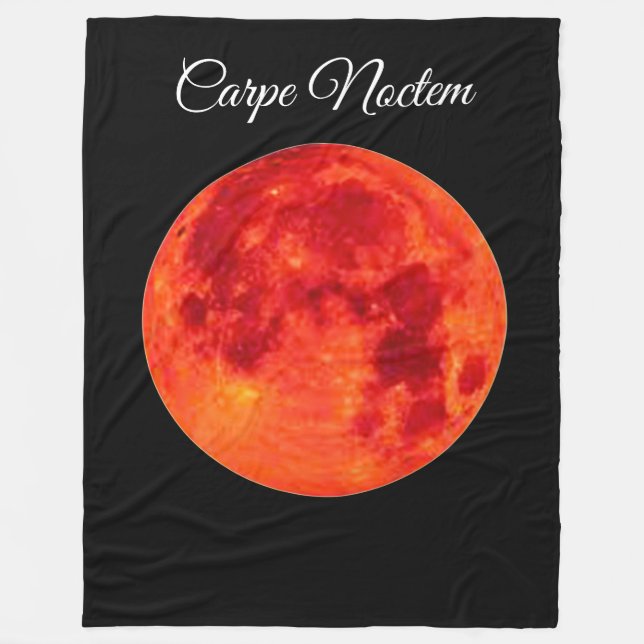 Couverture Polaire Carpe Noctem Large Fleece Blanket (Devant)