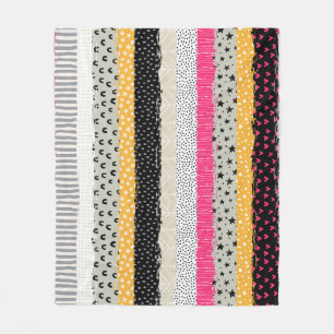 Couverture Polaire Carrelage en Patchwork : Conception Versatile Sans