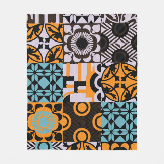 Couverture Polaire Carrelage vintage : détails de décoration complexe