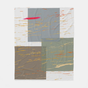 Couverture Polaire Carrés en flux