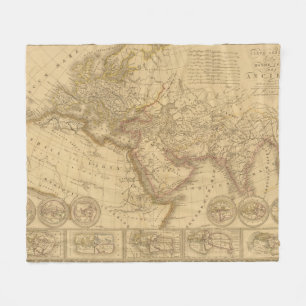 Couverture Polaire Carte antique