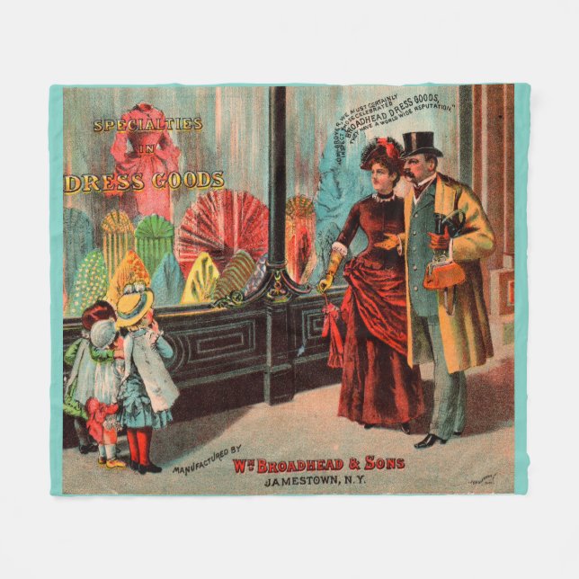 Couverture Polaire carte de commerce William Broadhead & Sons habille (Devant (Horizontal))