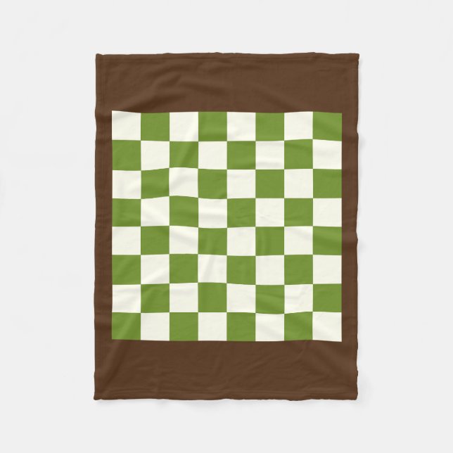 Couverture Polaire Carte d'échecs couleur personnalisée (Devant)