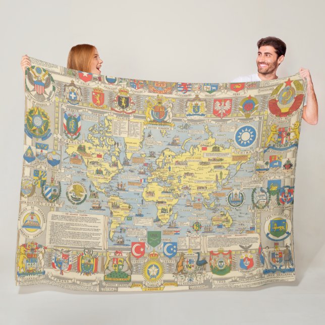Couverture Polaire Carte des Nations Unies du monde (En situation)