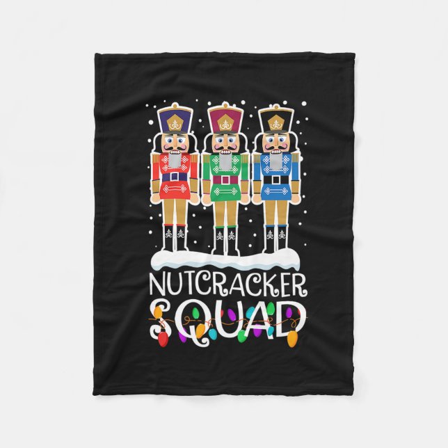 Couverture Polaire Casse-Noisette Squad de vacances Ballet de danse c (Devant)
