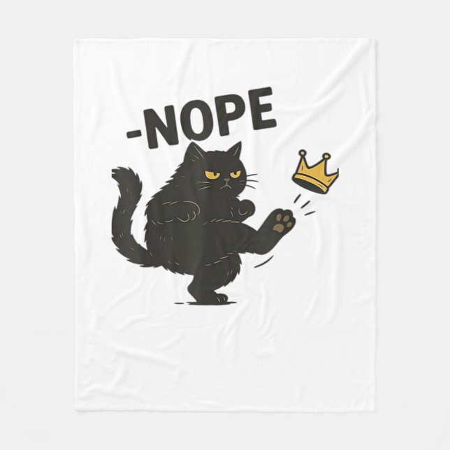 Couverture Polaire Cat No Kings In America  (Devant)