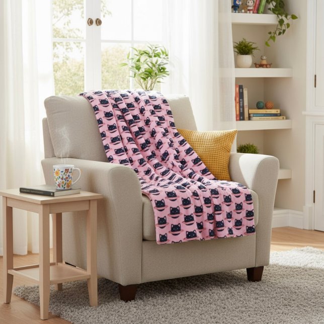 Couverture Polaire Cat Planète polaire (Créateur téléchargé)