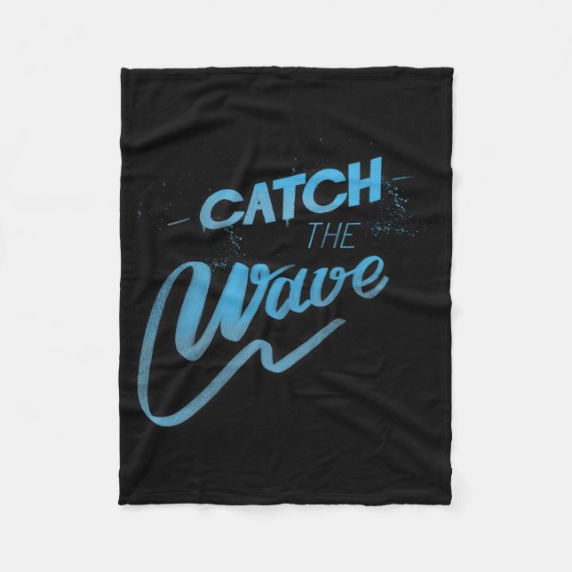 Couverture Polaire Catch The Wave Surfing Men Women  (Devant)