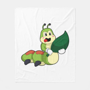 Couverture Polaire Caterpillar avec feuille