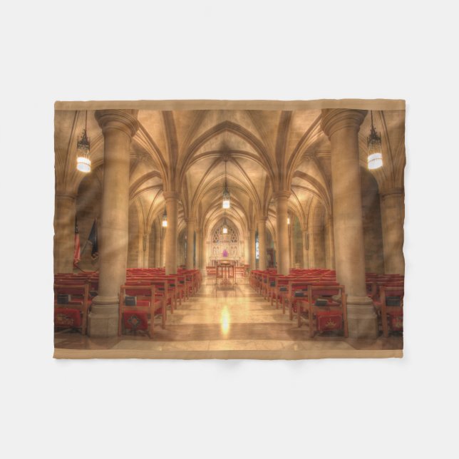 Couverture Polaire Cathédrale nationale de Washington Bethlehem Chape (Devant (Horizontal))