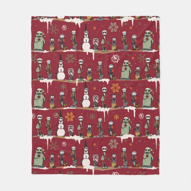 Couverture Polaire Cauchemar avant Noël Nutcracker Motif (Devant)