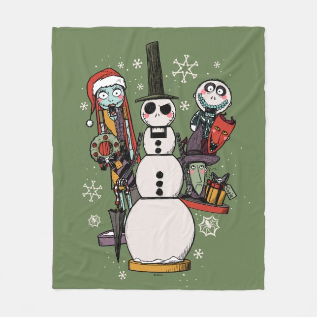 Couverture Polaire Cauchemar avant Noël | Nutcracker Trio (Devant)