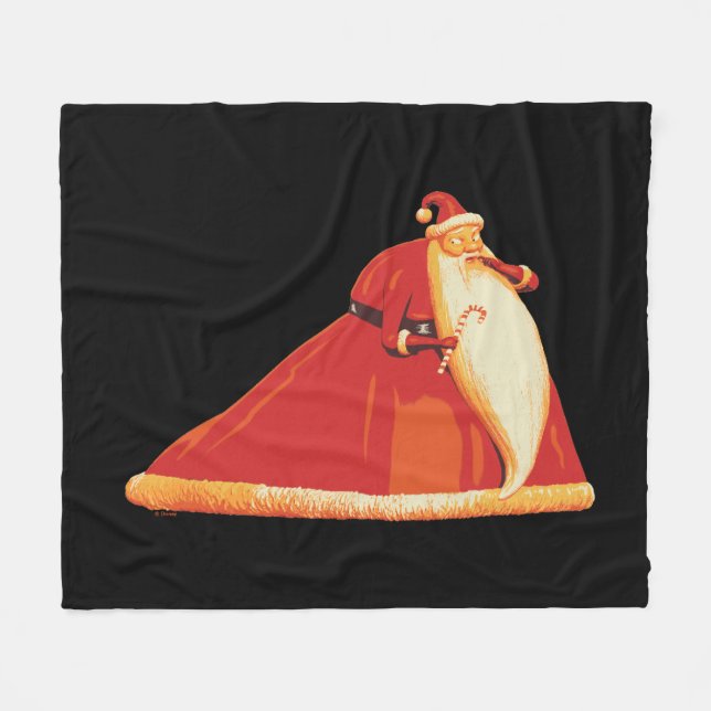 Couverture Polaire Cauchemar avant Noël Père Noël (Devant (Horizontal))
