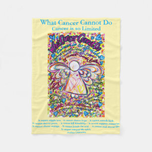 Couverture Polaire Ce que le cancer ne peut pas faire Angel Chemo Cou