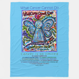 Couverture Polaire Ce que le cancer ne peut pas faire Colorfu Angel F