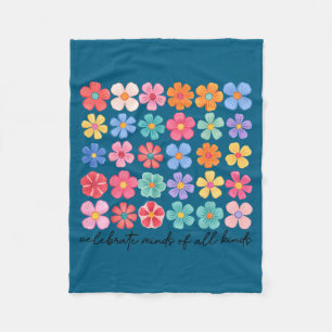 Couverture Polaire Célébrer les esprits de toutes sortes de fleurs de