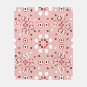 Couverture Polaire Cercles vintages : Charme Géométrique sans couture