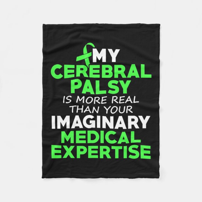 Couverture Polaire Cérébral Palsy Cp Sensibilisation Véritable Surviv (Devant)