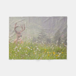 Couverture Polaire Cerf Buck Parc national du mont Rainier
