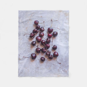 Couverture Polaire Cerises