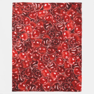 Couverture Polaire Cerises sucrées