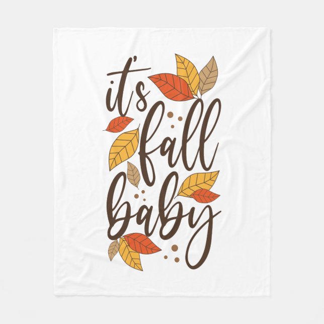 Couverture Polaire C'est Fall Baby (Devant)