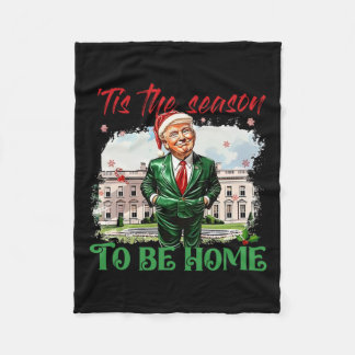 Couverture Polaire C'Est La Saison D'Être Maison Blanche Trump 2024 C