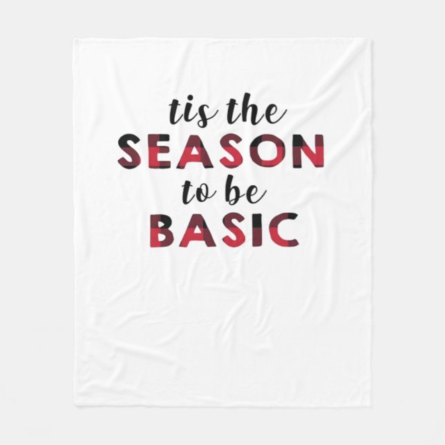 Couverture Polaire C'Est Le Design De Base De La Saison (Devant)