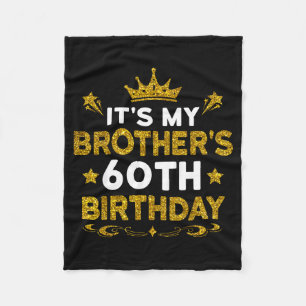 Couverture Polaire C'est les 60 ans de mon frère Joyeux Anniversaire 
