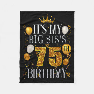 Couverture Polaire C'est les 75 ans de ma grande soeur Joyeux Anniver
