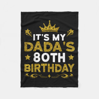 Couverture Polaire C'est les 80 ans de mon papa Joyeux Anniversaire 8