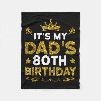 Couverture Polaire C'est les 80 ans de mon papa Joyeux Anniversaire 8