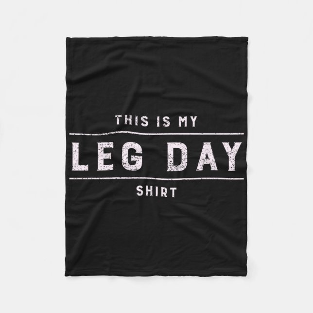 Couverture Polaire C'Est Ma Chemise Jour De Jeu Hommes Drôle Gym Body (Devant)