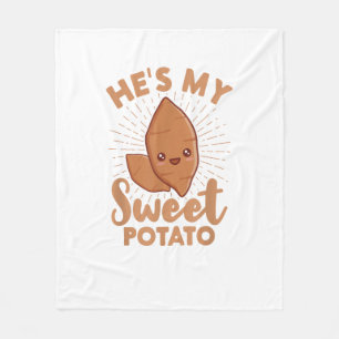 Couverture Polaire C'est ma pomme de terre douce Je Yam Thanksgiving