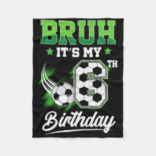Couverture Polaire C'est mon 6ème anniversaire garçon fan de sport 6 
