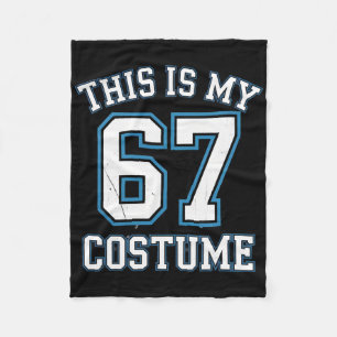 Couverture Polaire C'est mon costume 67 paresseux Brainrot Meme garço