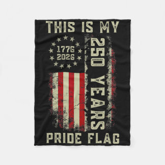 Couverture Polaire C'est mon drapeau de fierté 250 ans 1776-2026 250e