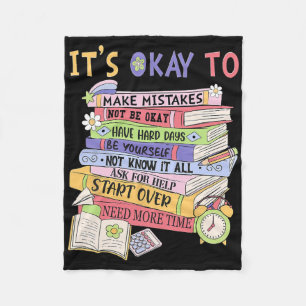 Couverture Polaire C'est Okay De Faire Des Erreurs Un Mental Health