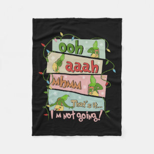 Couverture Polaire C'est que je ne vais pas Noël lumières famille