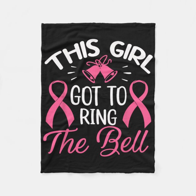 Couverture Polaire Cette Fille Est Arrivée À Ring La Bell Chemo Grad  (Devant)