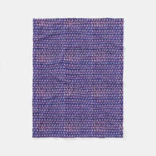 Couverture Polaire Chaîne Métal Violet Courrier Métallique Style Médi
