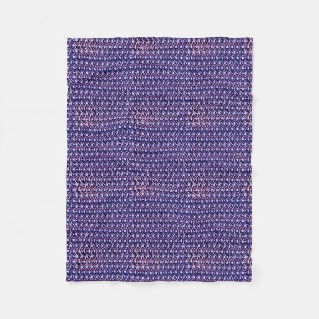 Couverture Polaire Chaîne Métal Violet Courrier Métallique Style Médi (Devant)
