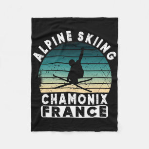 Couverture Polaire Chamonix Station de ski France Ski alpin Français 
