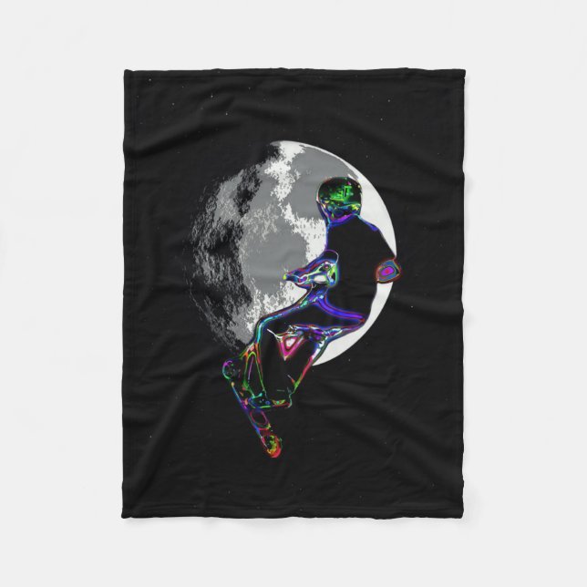 Couverture Polaire Champ Moonlit Scooter - Scooter Boy Arwork (Devant)