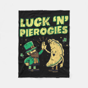 Couverture Polaire Chance N Pierogies Drôle Polonais Irlandais St Pat