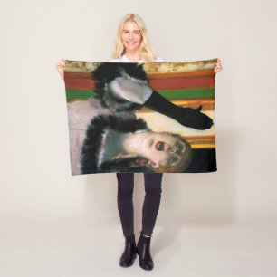 Couverture Polaire Chanteuse avec un gant, Edgar Degas